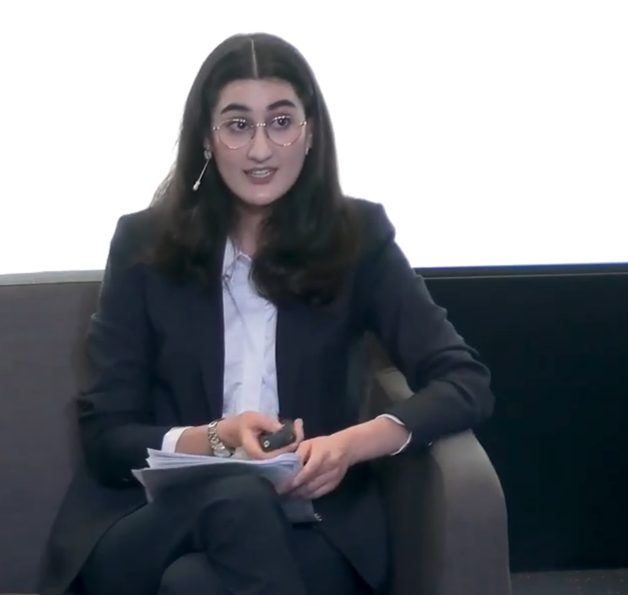 Yiolanti Maou presenting at the Procedural Law Unit symposium